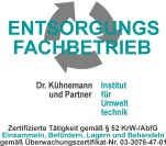 Zertifikat Entsorgungsfachbetrieb in Barsinghausen